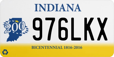 IN license plate 976LKX
