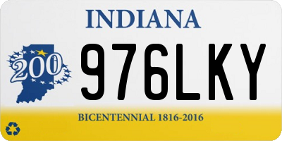 IN license plate 976LKY