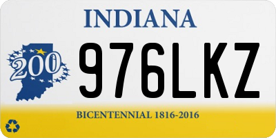 IN license plate 976LKZ