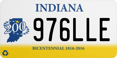 IN license plate 976LLE