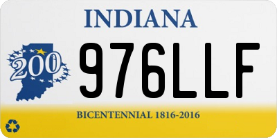 IN license plate 976LLF