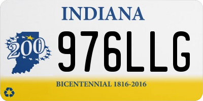 IN license plate 976LLG