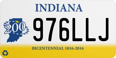 IN license plate 976LLJ