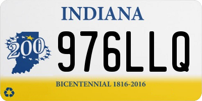 IN license plate 976LLQ
