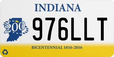 IN license plate 976LLT