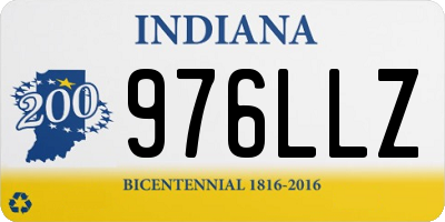 IN license plate 976LLZ