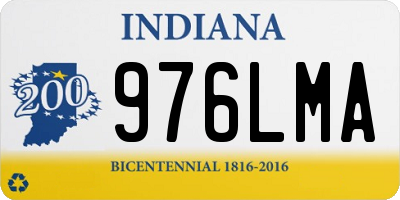 IN license plate 976LMA