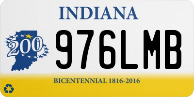IN license plate 976LMB