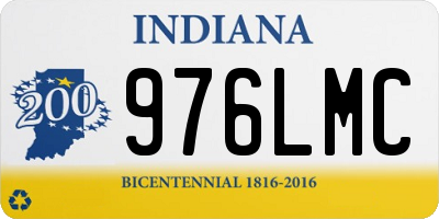 IN license plate 976LMC