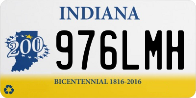 IN license plate 976LMH