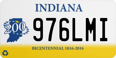 IN license plate 976LMI
