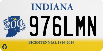 IN license plate 976LMN