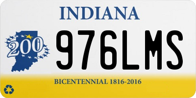 IN license plate 976LMS