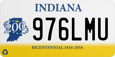 IN license plate 976LMU
