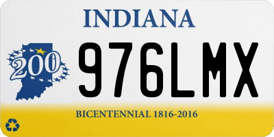 IN license plate 976LMX