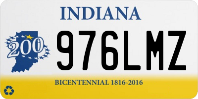 IN license plate 976LMZ