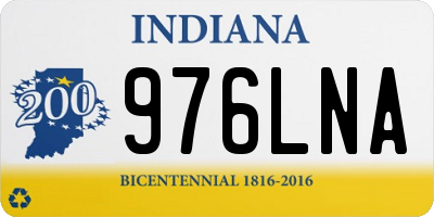 IN license plate 976LNA