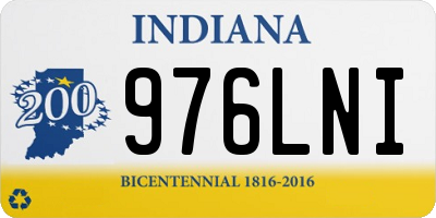 IN license plate 976LNI