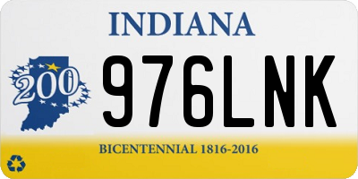 IN license plate 976LNK