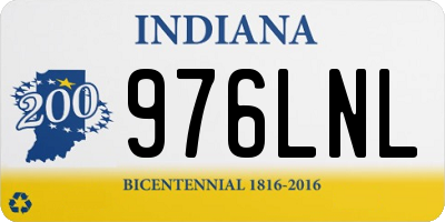 IN license plate 976LNL
