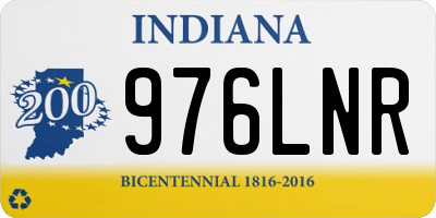 IN license plate 976LNR