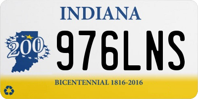 IN license plate 976LNS