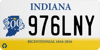 IN license plate 976LNY