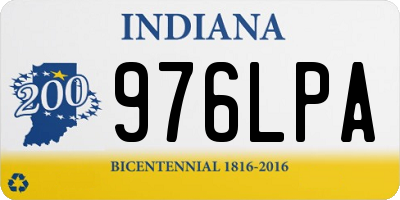 IN license plate 976LPA