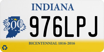 IN license plate 976LPJ