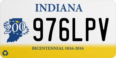 IN license plate 976LPV