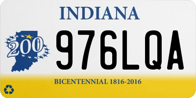 IN license plate 976LQA