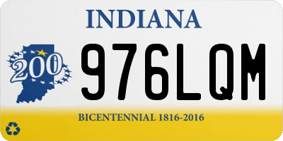 IN license plate 976LQM