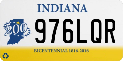 IN license plate 976LQR