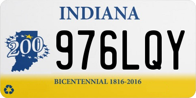 IN license plate 976LQY