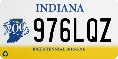 IN license plate 976LQZ
