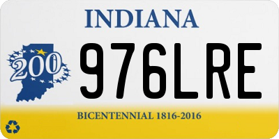 IN license plate 976LRE