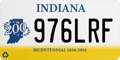 IN license plate 976LRF