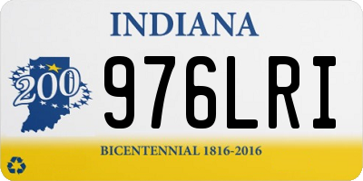 IN license plate 976LRI