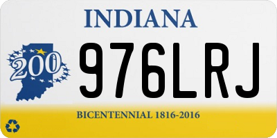 IN license plate 976LRJ