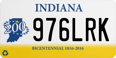 IN license plate 976LRK