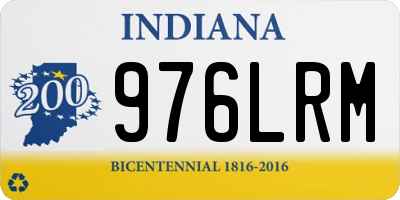 IN license plate 976LRM