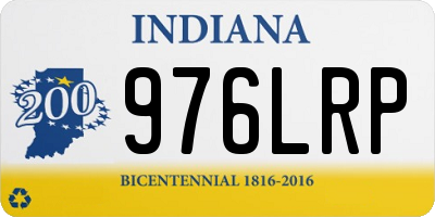 IN license plate 976LRP