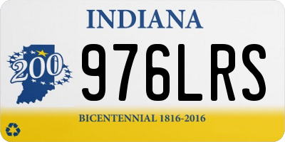 IN license plate 976LRS