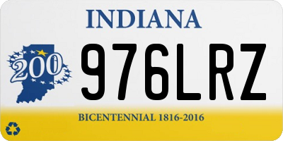 IN license plate 976LRZ