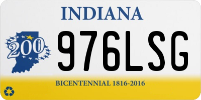 IN license plate 976LSG