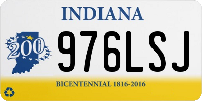 IN license plate 976LSJ