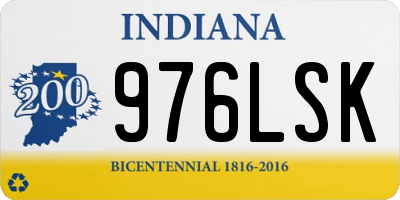 IN license plate 976LSK