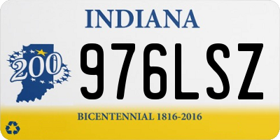 IN license plate 976LSZ