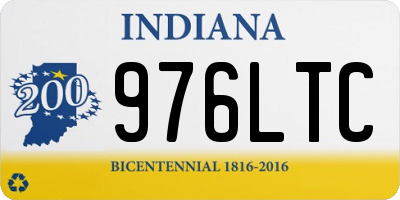 IN license plate 976LTC