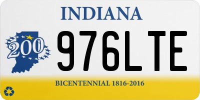 IN license plate 976LTE